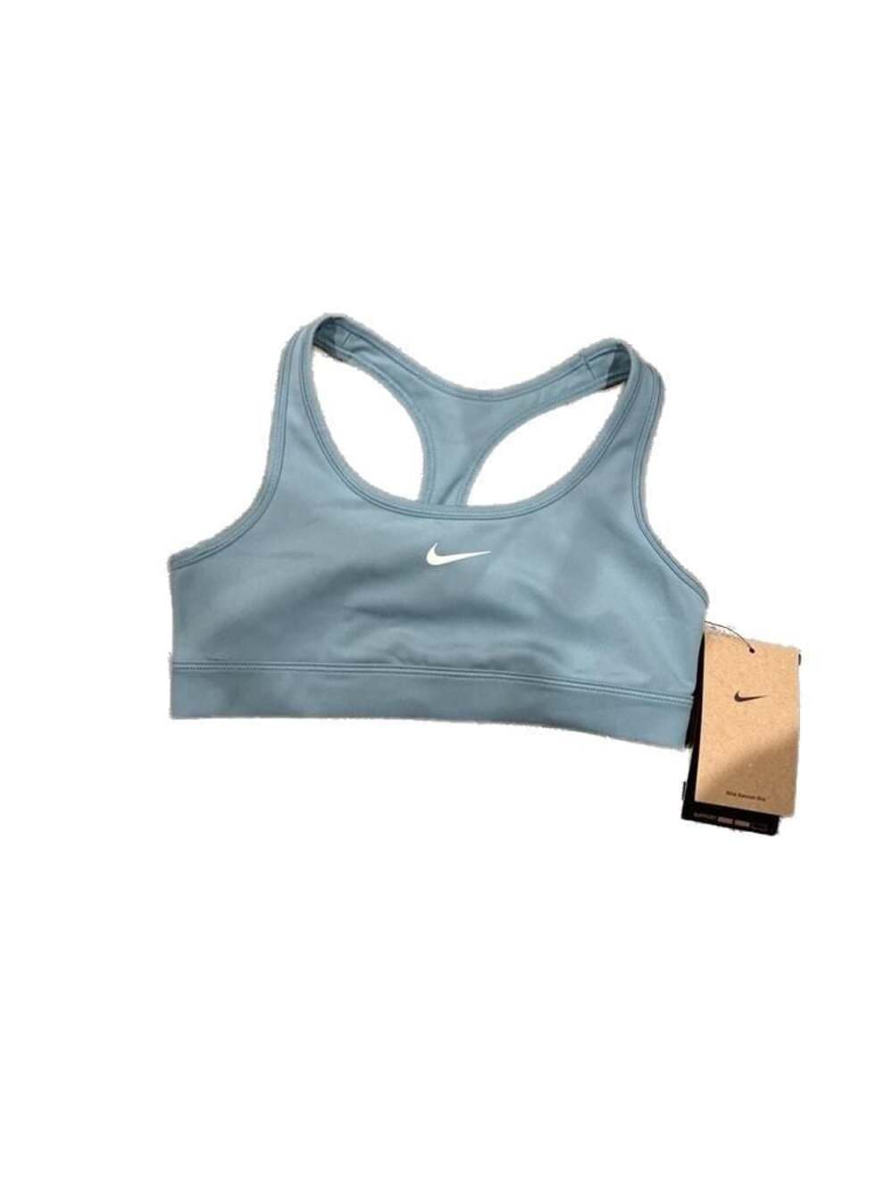 Nike Big Kids' Girls' Dri-FIT Swoosh Medium Support Sports Bra - Blue